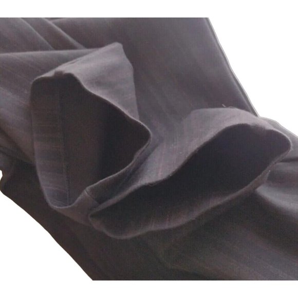 Lena Gabrielle Pants Womens 6 Cropped Stretch Striped Straight Fall Office Workw - Picture 10 of 10